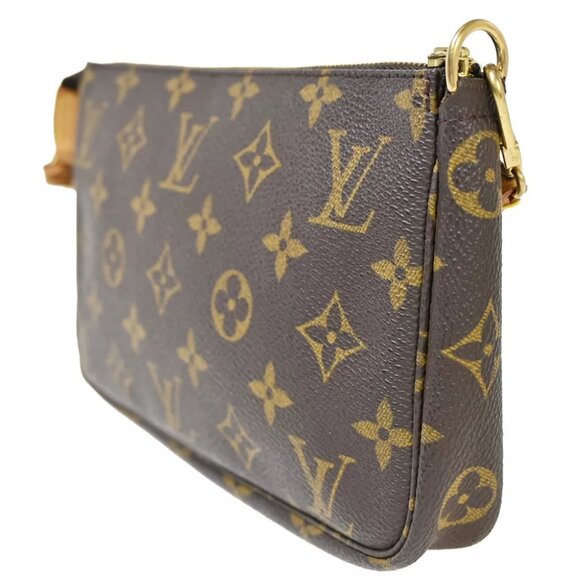 LOUIS VUITTON Pochette Accessoires Hand Bag Monogram Leather BN M51980 76EA919 - Picture 4 of 14
